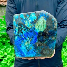 6.2LB Natural Gorgeous Labradorite QuartzCrystal Stone Specimen Healing picture