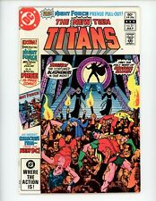 New Teen Titans #21 Comic Book 1982 VF 1st Brother Blood Mother Mayhem DC picture