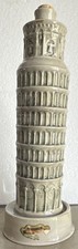 Vintage Barsottini Leaning Tower of Pisa Italian Ceramic Liquor Decanter 13” picture