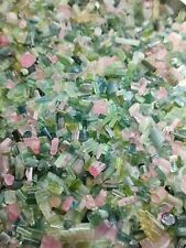 250-gm Tourmaline Multi Color (Green& Pink) Crystals Lot @Afghanistan  picture