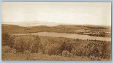 c1930s Scenic View Of Joe's Pond Danville Vermont VT RPPC Photo Vintage Postcard picture