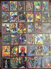 Skybox Marvel Universe 1993 Series 4 Trading Cards (35 Cards) picture
