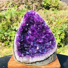 1.76LB Top Natural Amethyst Uruguay Cave Crystal Cluster Gemstone Geode Healing picture