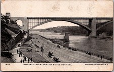 1903 Washington Bridge & Speedway New York Postcard - Illustrated PC Co. picture