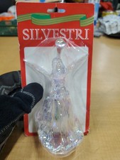 Vintage Silvestri Herald Angel Acrylic Christmas Tree Figurine picture