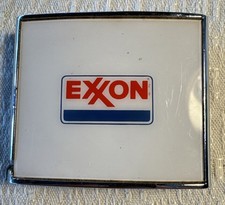 Vintage 72 Inch Barlow Exxon Advertising Tape Rule Measuring Oil Gas 6 Foot picture