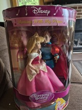 Disney Sleeping Beauty Aurora & Prince Phillip Brass Key Keepsakes 2004 Musical  picture