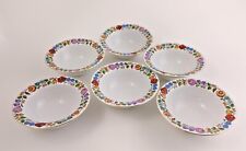 Kalocsa Berry Bowl Set of Six Hungarian Porcelain picture