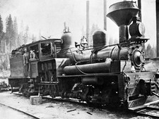 Madera Sugar Pine Shay Locomotive EM Fowler 1904 5 x 7 Photo picture