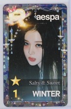 Aespa Winter 2023 Superstar SMTown Superstar Tokyo Salty Sweet Photocard PC KPop picture