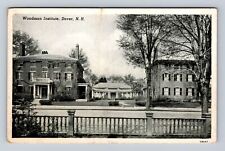 Dover NH-New Hampshire, Woodman Institute, Antique, Vintage Souvenir Postcard picture