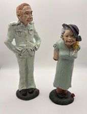Marge Hanford Crunkleton Figurines Gertrude & Larry Limited Set picture