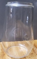 Clear Glass Railroad Lantern Globe Signal Lamp 6 3/4