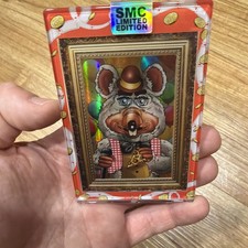 Saturday Morning Cards Portrait Card of Chuck E Cheese - Limited 26/50 Omega SMC picture