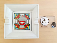 Peter Max Ashtray Lips Design Square Iroquois H5.3x5.3x1in picture