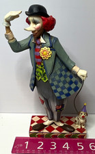 Jim Shore Heartwood Creek Clown & Dog Figurine 2006 Hand Painted Resin Signed picture