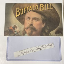 BUFFALO BILL Autograph Signed WILLIAM F. CODY Western Document LOA ECA cert. P picture