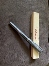 Vintage Esterbrook 1555 Grey Lever Fill Fountain Pen Silver Pearl  Original Box picture