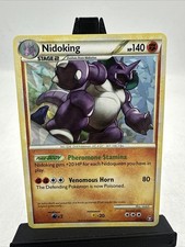 Nidoking - 6/102 Cracked Ice Holo - Triumphant (Pokemon) NM picture