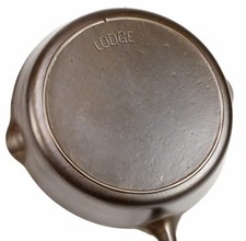 Vintage Arc Logo Lodge No. 8 Cast Iron Skillet Ex Restored Cond picture