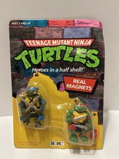 Vintage HOPE Teenage Mutant Ninja Turtles Refrigerator Magnets 1988 New Sealed picture
