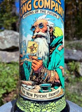 The Wise Old Tarot Card Reader Handmade Ceramic Bong Clay Pottery Fortune picture
