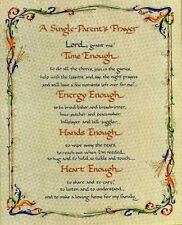 Catholic print picture -  SINGLE PARENTS PRAYER  -   8