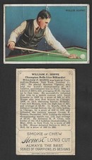 c1910's T227 Honest Tobacco Card - Series of Champions - William Hoppe Billiards picture
