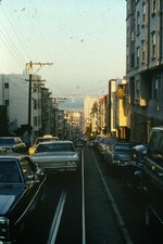 c1970's Kodachrome 35mm Slide San Francisco Golden Gate Bridge Cityscape Sign picture