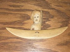 Vintage Pacific Northwest/Alaska Indigenous Toy-Hand Carved picture