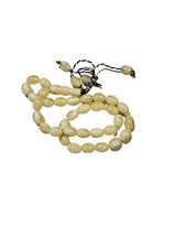 Luxury Kahraman Dust Misbaha: Creamy marble patterns meeting timeless, elegant picture