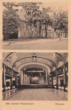 Postcard Wiederitzsch (04158), old inn Wiederitzsch, postcard picture