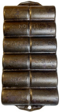 Antique Vintage Griswold No 11 French Roll Pan 950 Cast Iron Gem Cornbread Erie picture
