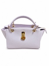 Samantha Vega x Sailor Moon Lavender Handbag Gold Charm Navy Inner Pattern picture