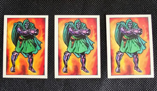 1984 LEAF MARVEL COMICS SECRET WARS STICKER #87 DOCTOR DOOM LOT OF 3 picture