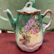 Three Crown Ceramic Coffee, Tea Pot picture