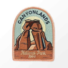 Canyonlands National Park Patch Iron-On Applique Souvenir Gift picture