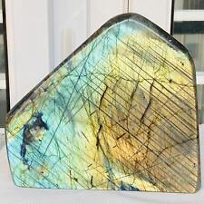 5800G Natural Labradorite Quartz Crystal Freeform Mineral Specimen Healing picture