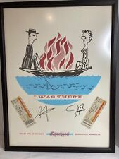 SUGARLAND Band Autographed Framed I Was There Tour Poster - Minnesota 2009 picture