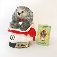 Jim Beam Mascot TIFFINY Poodle Decanter with Tag Brochure picture