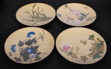 Blossoms of the Four Seasons Porcelain Plates Shanghai Museum Hand Painted (4) picture