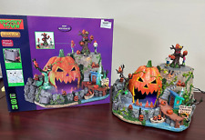 Lemax Spooky Town Lighted Isle of Creepy Jack w/Box -Broken Pieces -Works picture