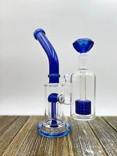 11 Inch Glass Water Pipe Bong Hookah + Ash Catcher Bubbler picture