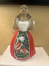 Najaco Lupita Original W Birdcage Birds On Back & Hand Painted Birds Red (ofc picture