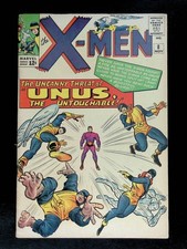 1964 X-Men 8 1st Unus the Untouchable Marvel picture