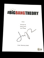 JIM PARSONS SIGNED AUTOGRAPH TELEVISION SCRIPT BIG BANG THEORY BECKETT BAS COA F picture