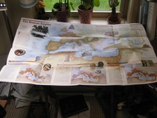 THE ROMANS + THE ROMAN EMPIRE MAP National Geographic July 1997 picture