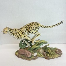 BOEHM At Home 14704-05 DUMA DUMA Sculpture 2005 Cheetah Porcelain Figurine RARE picture