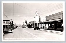 RPPC Allen Street Looking West Crystal Palace Tombstone AZ 1950s Postcard R17 picture