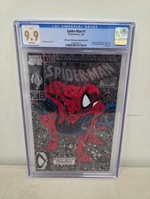 Spider-Man #1 1990 Silver CGC 9.9 -McFarlane  SUPER RARE/LOW POP PANINI MEXICO picture